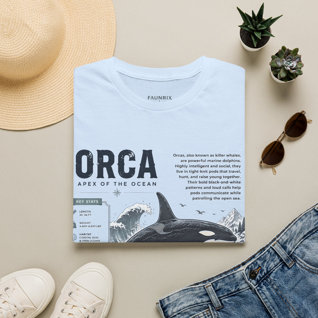 Orca Apex of the Ocean Anatomy T-Shirt – Vintage Marine Whale Illustration Tee