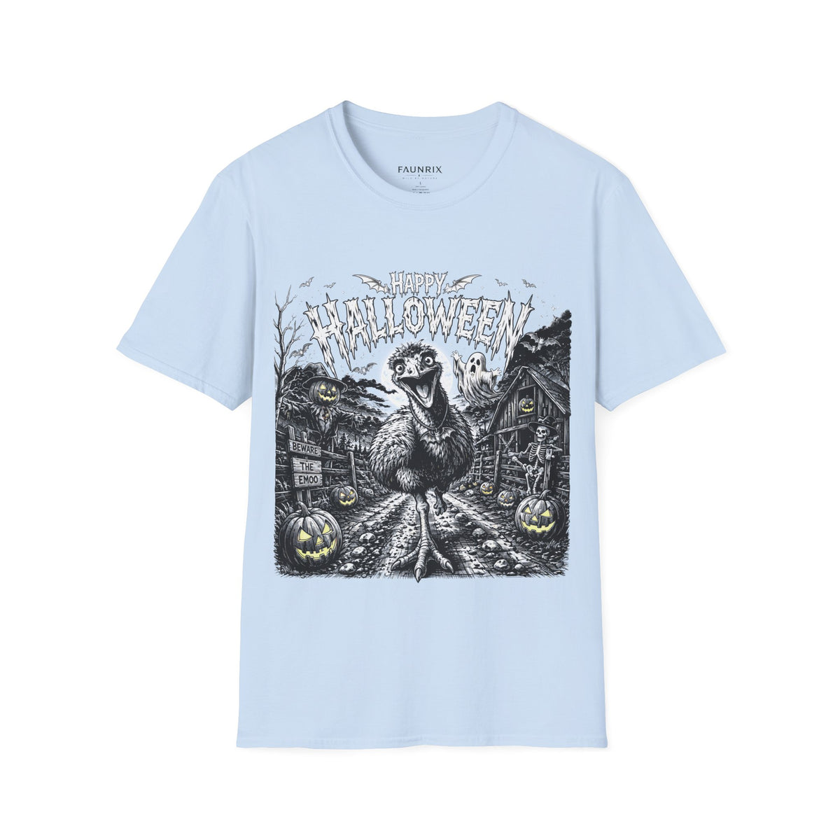 Halloween Vintage Goose T-Shirt — Happy Halloween Retro Horror Graphic