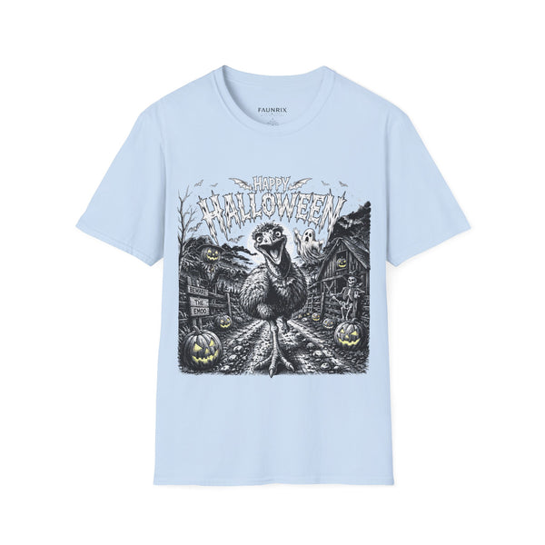 Halloween Vintage Goose T-Shirt — Happy Halloween Retro Horror Graphic