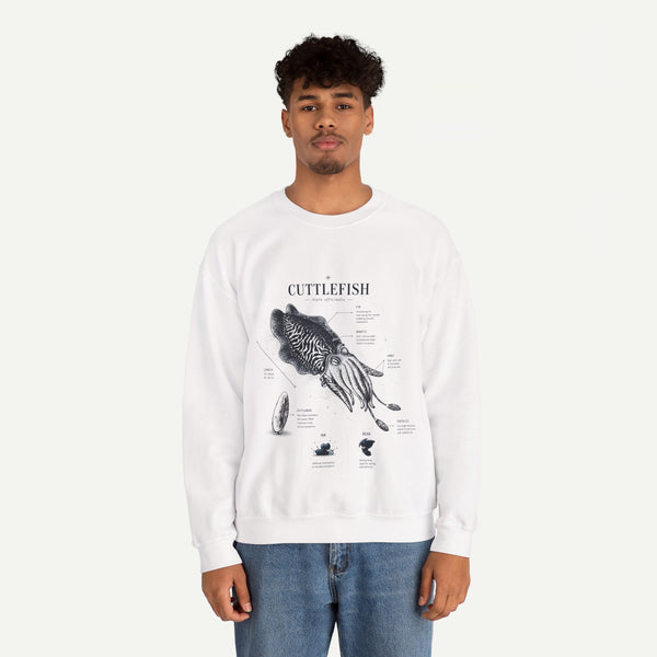 Cuttlefish Anatomy Crewneck Sweatshirt