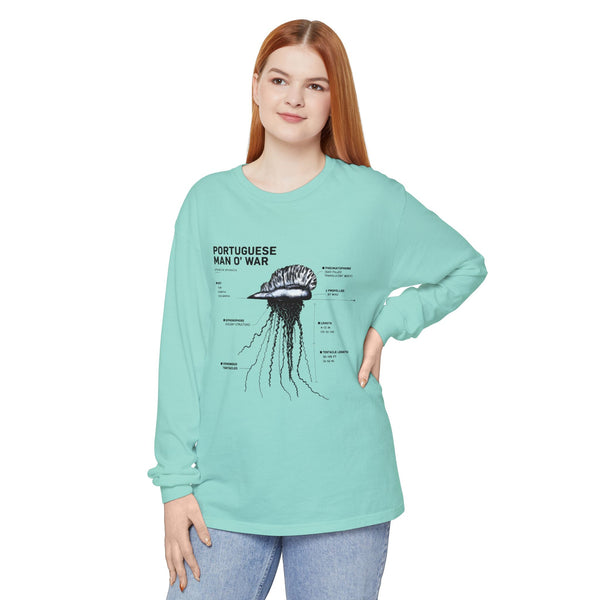 Portuguese Man O' War Anatomy Long Sleeve Tee