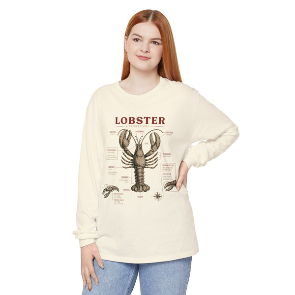 Lobster Anatomy Long Sleeve Tee