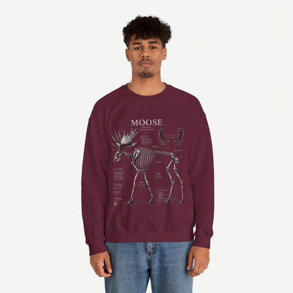 Moose Skeleton Anatomy Sweatshirt