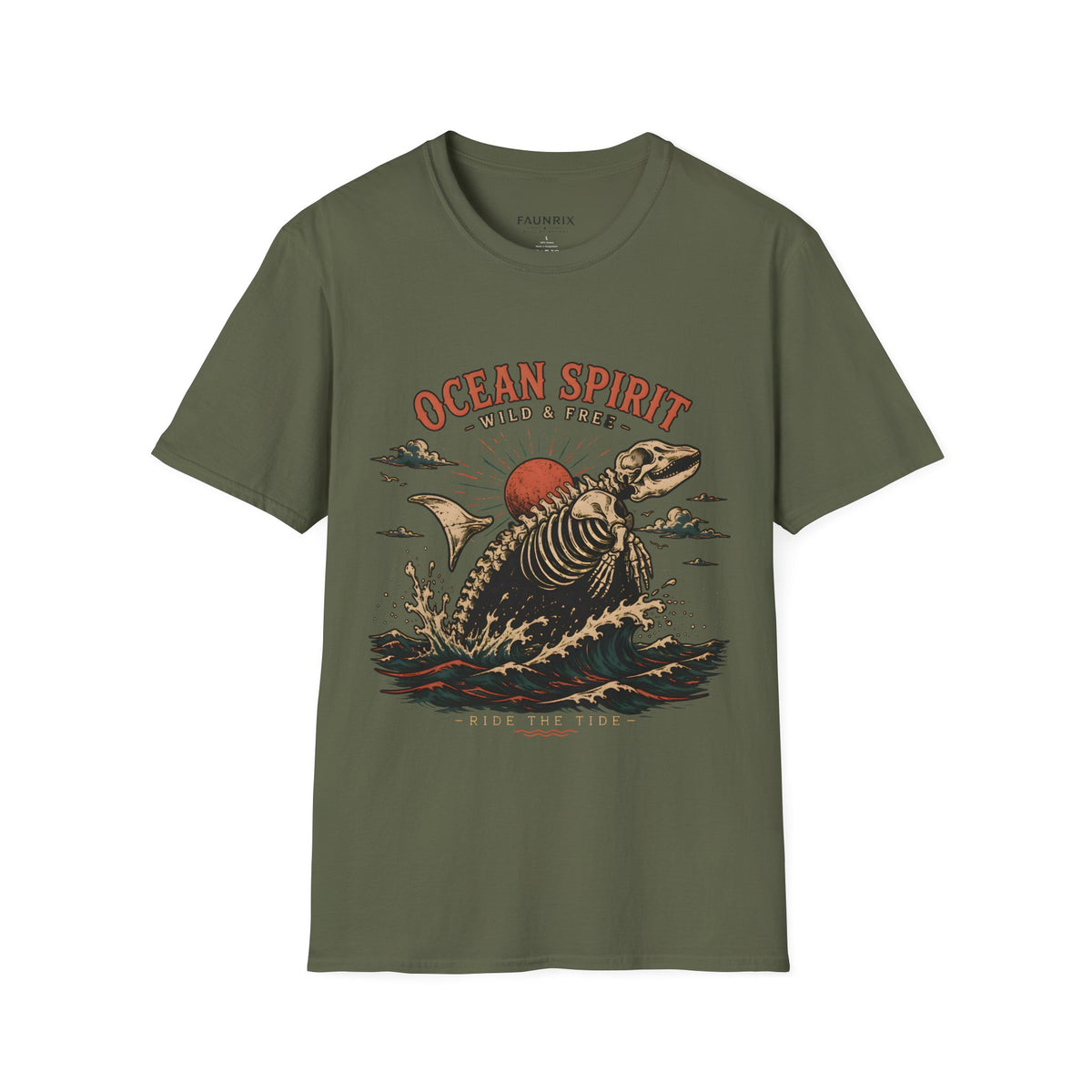 Ocean Spirit T-Shirt — Wild & Free Sea Turtle Graphic Tee