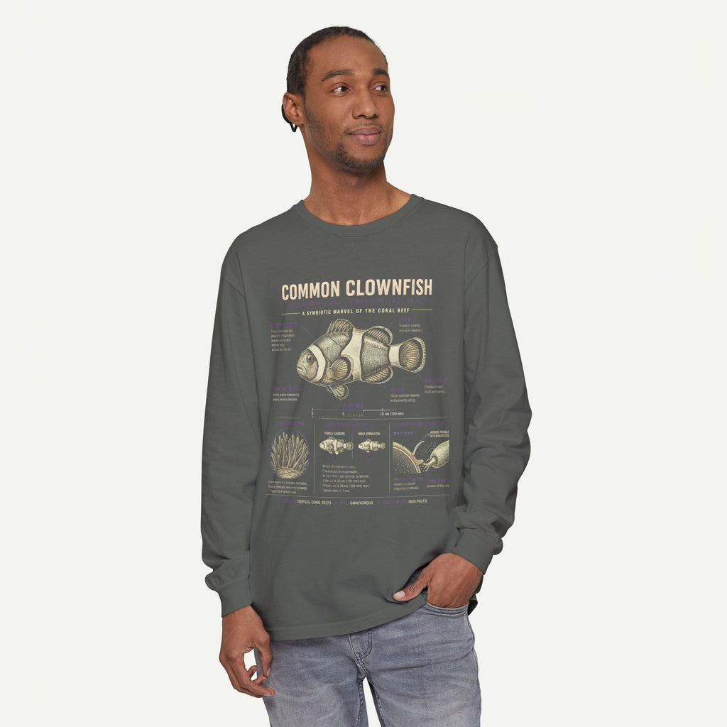 Common Clownfish Anatomy Long Sleeve Tee