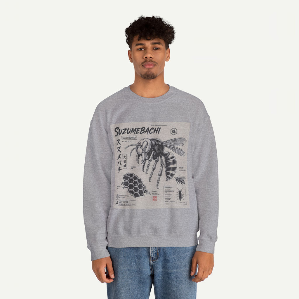 Suzumebachi Hornet Anatomy Crewneck Sweatshirt