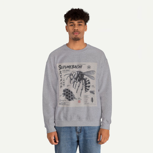 Suzumebachi Hornet Anatomy Crewneck Sweatshirt