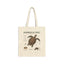 Loggerhead Sea Turtle Anatomy Canvas Tote — Educational Marine Life Beach Bag