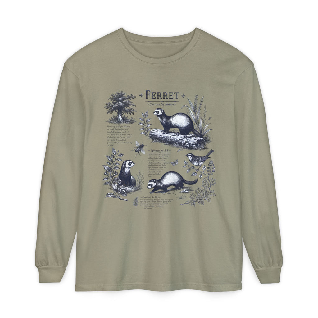 Ferret Vintage Anatomy Long Sleeve Tee