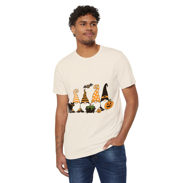 Halloween Gnome T-Shirt — Cute Spooky Gnomes, Pumpkins & Black Cat Tee