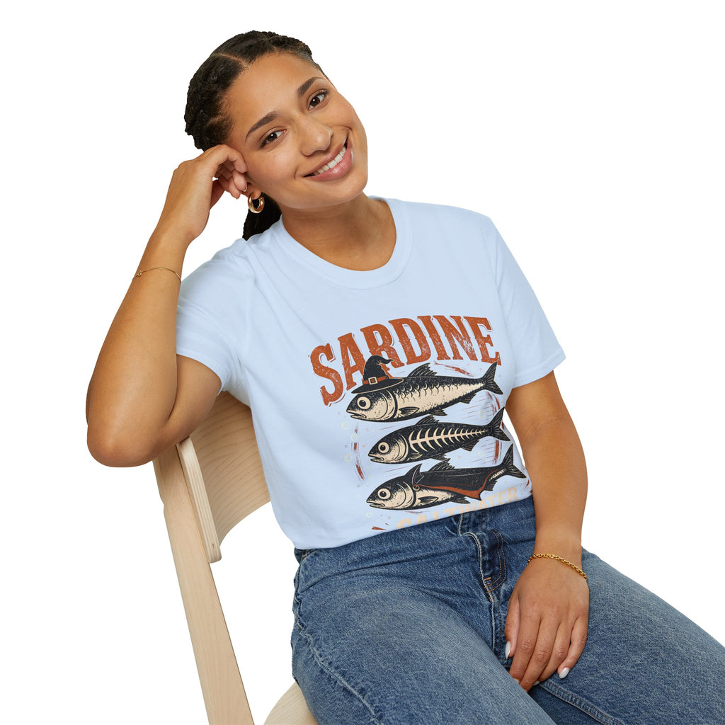 Sardine Vintage Fish T-Shirt — Retro Seafood Graphic Tee