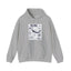 Beluga Whale Graphic Hoodie - Marine Life Diagram Sweatshirt