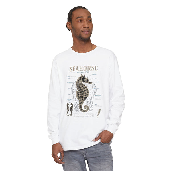 Seahorse Anatomy Long Sleeve Tee