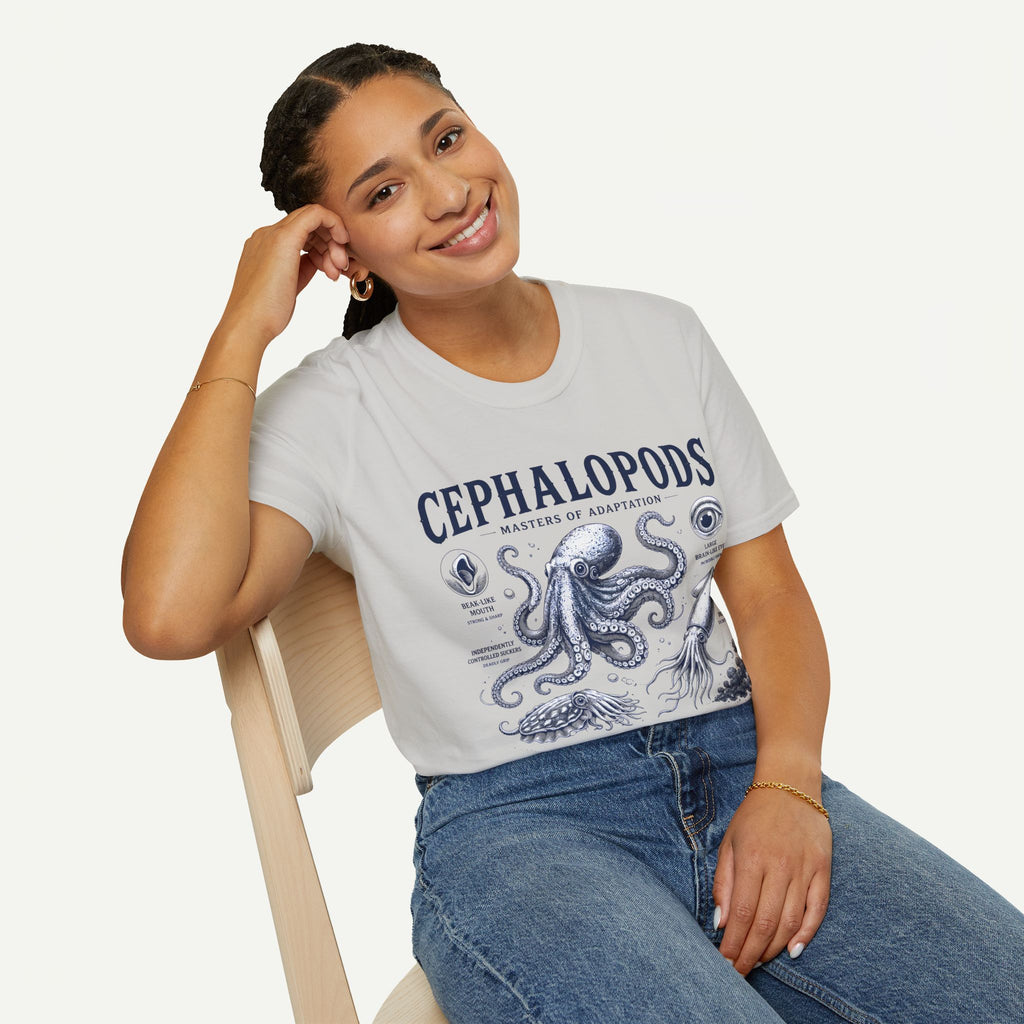 Cephalopods T-Shirt — Masters of Adaptation Vintage Octopus Graphic Tee