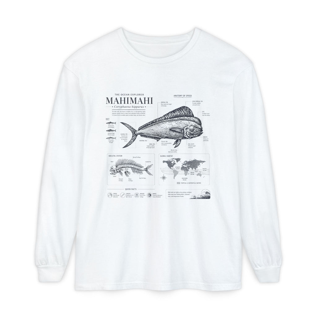 Mahimahi Fish Anatomy Long Sleeve Shirt