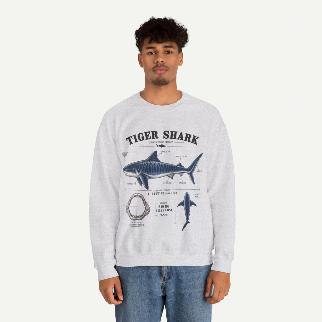 Tiger Shark Anatomy Sweatshirt