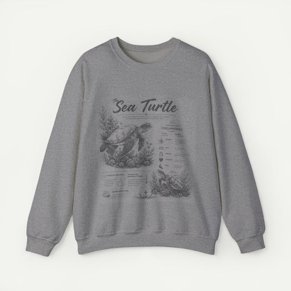 Sea Turtle Anatomy Crewneck Sweatshirt