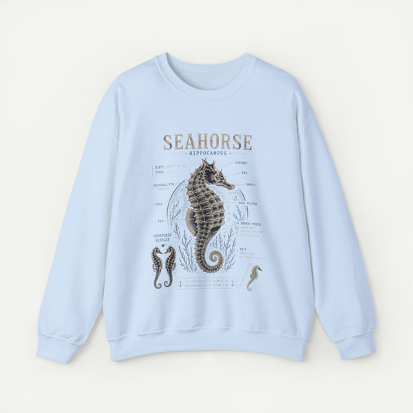 Seahorse Anatomy Crewneck Sweatshirt