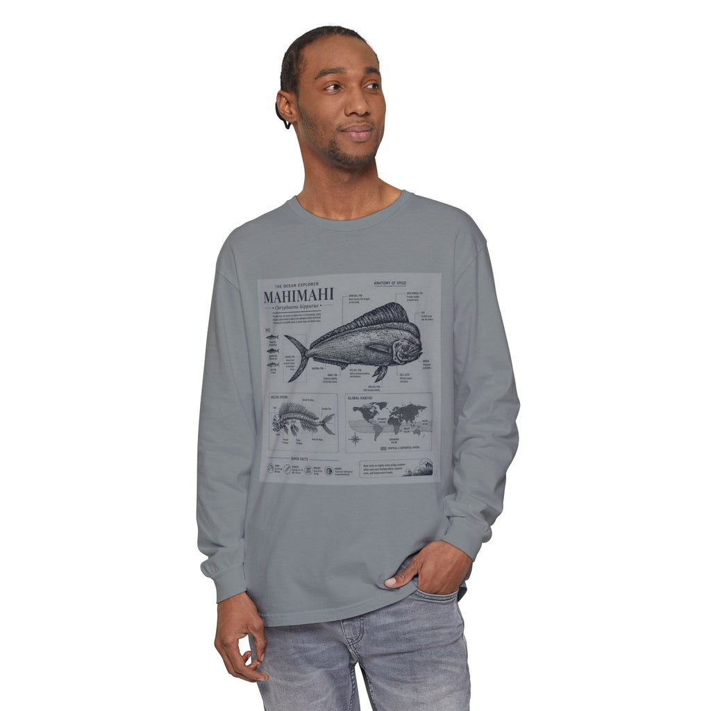 Mahimahi Fish Anatomy Long Sleeve Shirt