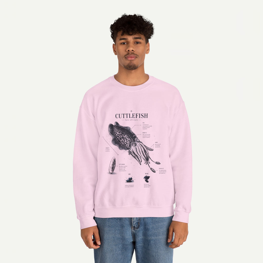 Cuttlefish Anatomy Crewneck Sweatshirt
