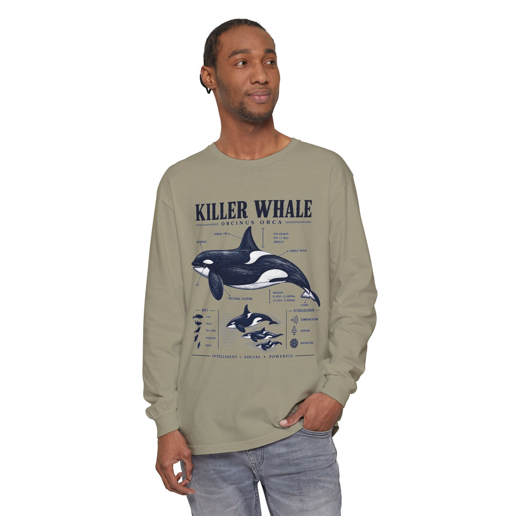 Killer Whale Anatomy Long Sleeve Tee