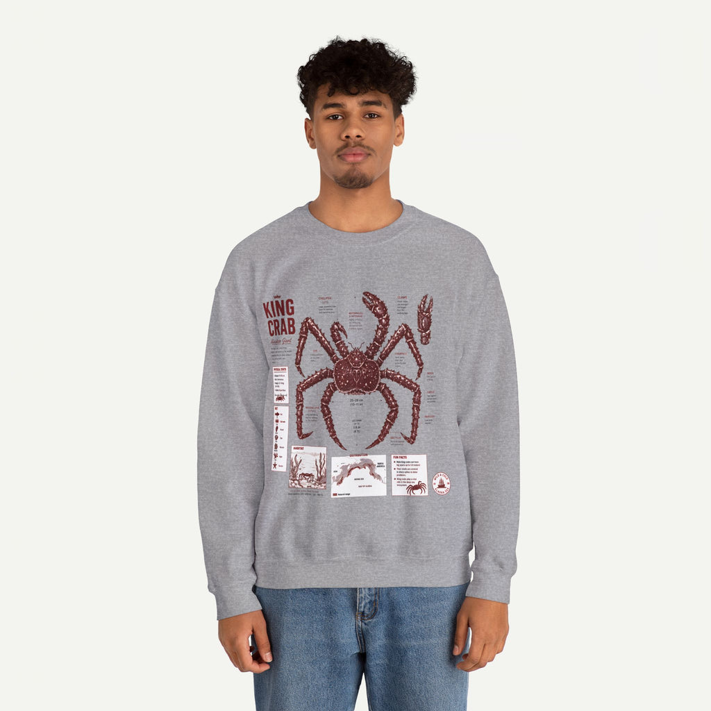 King Crab Anatomy Sweatshirt