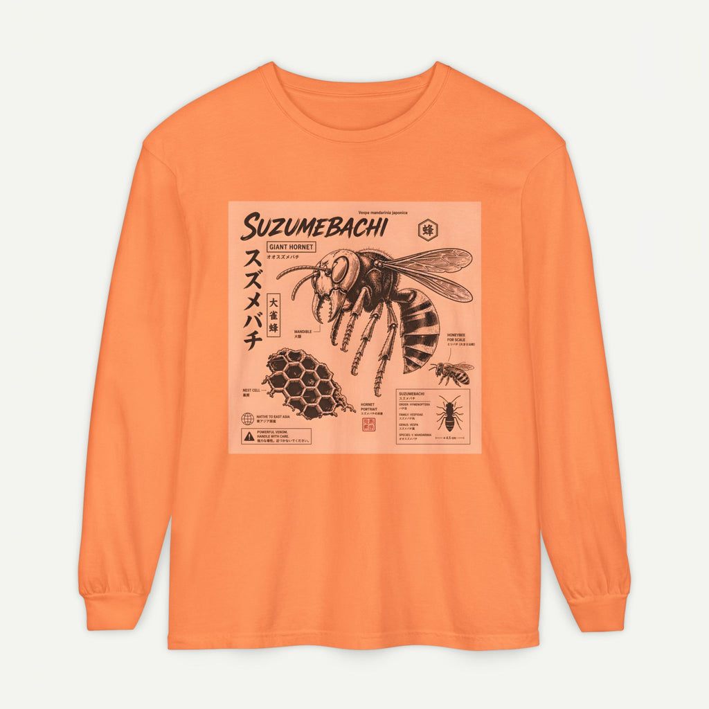 Suzumebachi Hornet Anatomy Long Sleeve Tee