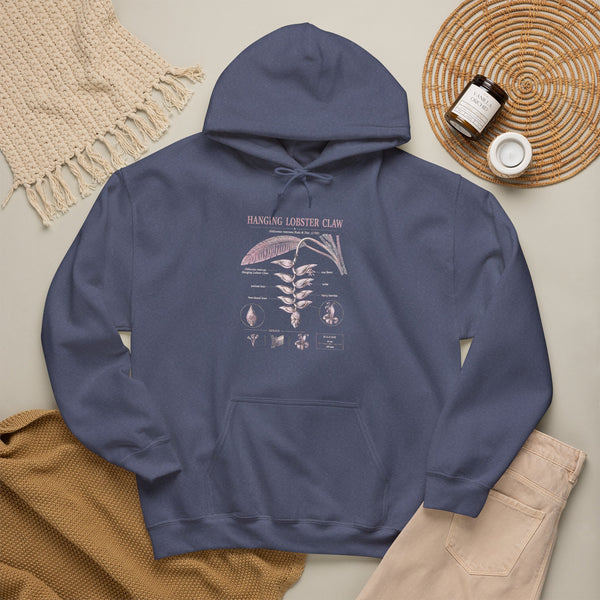 Botanical Growth Hoodie — Humming Lighter Club Plant Diagram Pullover