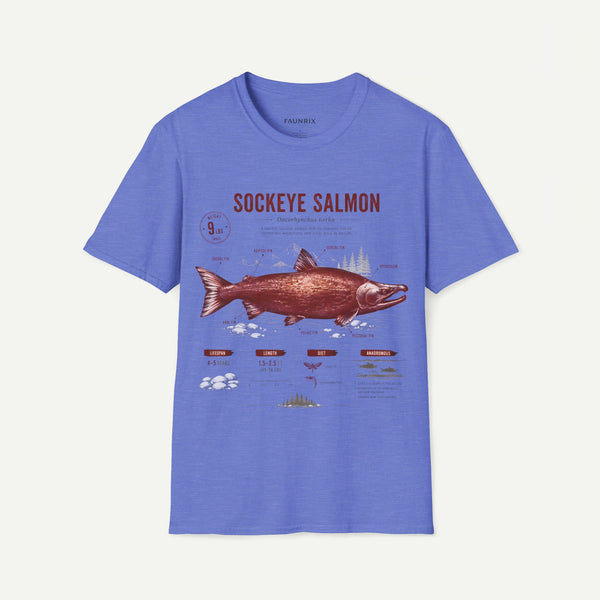 Sockeye Salmon T-Shirt — Vintage Fish Anatomy Tee