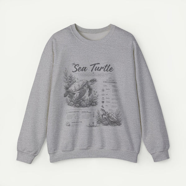 Sea Turtle Anatomy Crewneck Sweatshirt