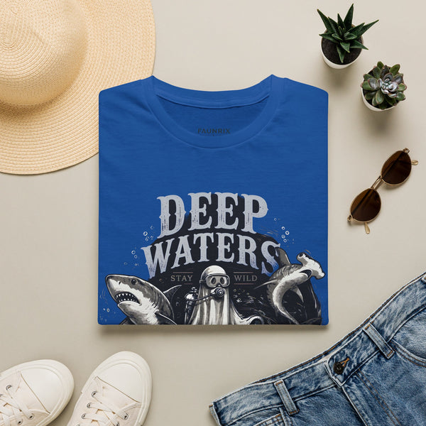 Deep Waters Graphic T-Shirt — ‘Deep Waters’ Ocean Monster Tee