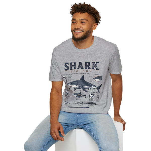 Shark Biology T-Shirt — Vintage Anatomy Graphic Tee