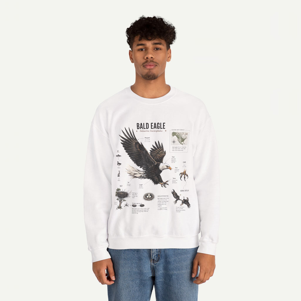 Bald Eagle Anatomy Sweatshirt