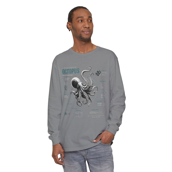 Octopus Anatomy Long Sleeve Tee