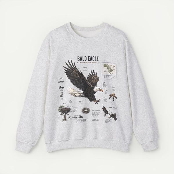 Bald Eagle Anatomy Sweatshirt
