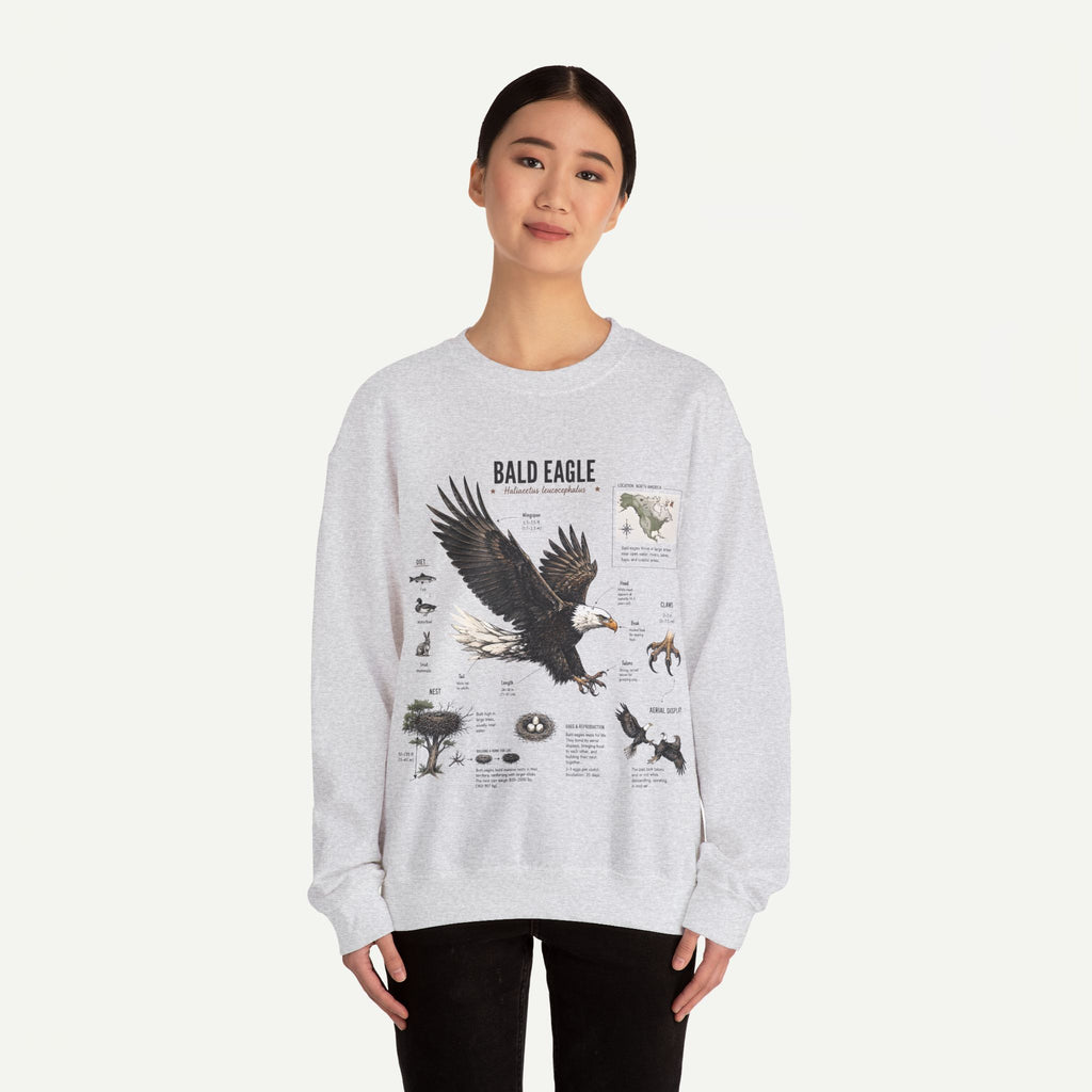 Bald Eagle Anatomy Sweatshirt