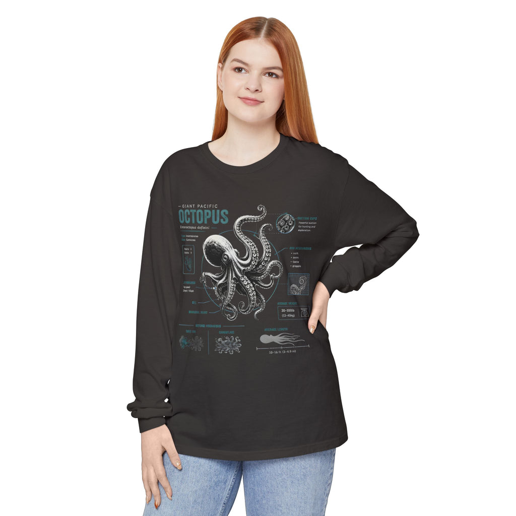 Octopus Anatomy Long Sleeve Tee