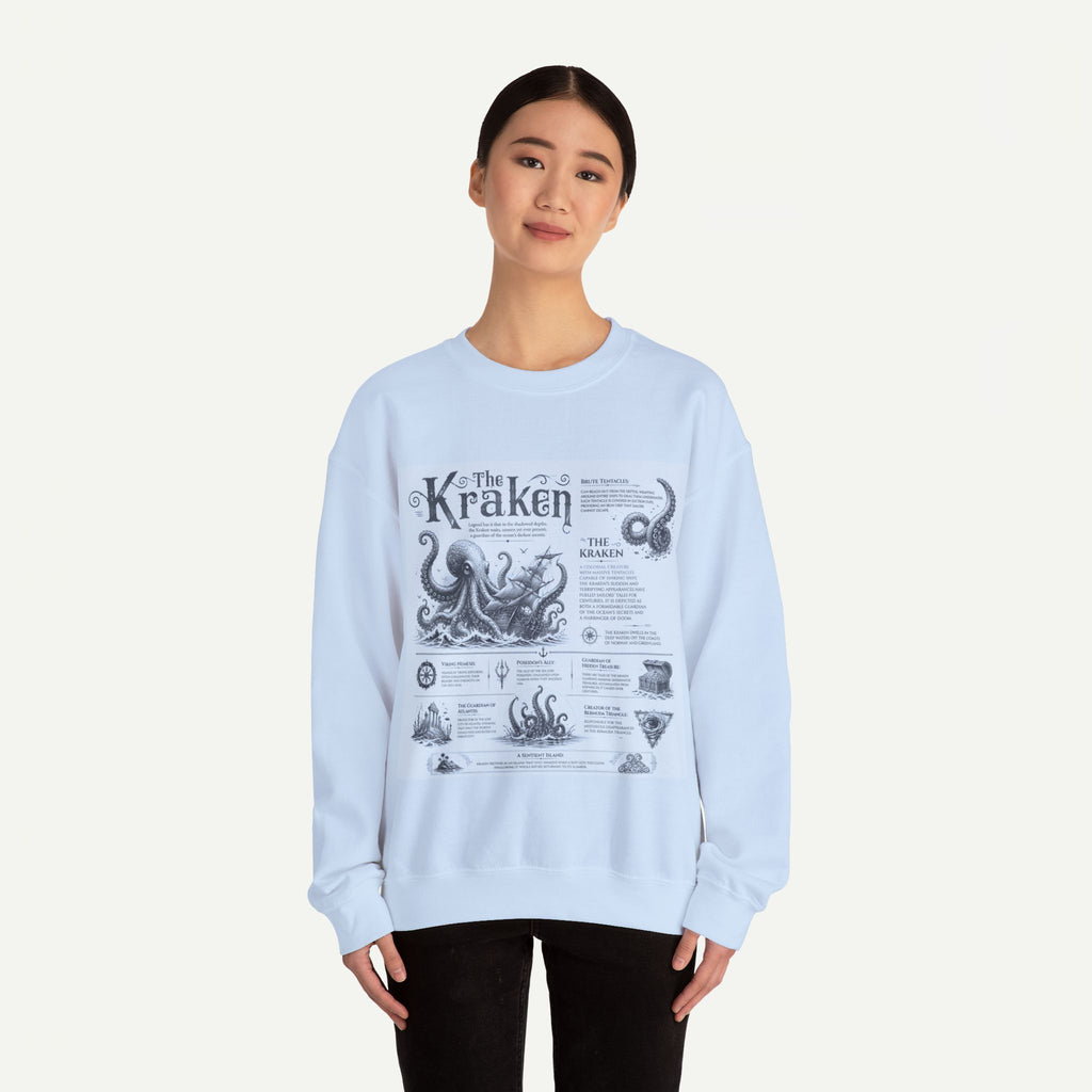Kraken Illustration Crewneck Sweatshirt