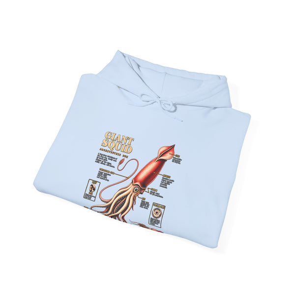 Squid Anatomy Hoodie — Vintage Scientific Illustration Pullover