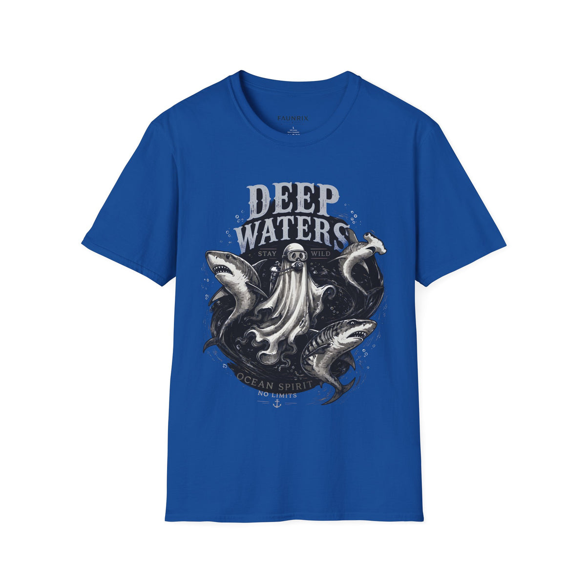 Deep Waters Graphic T-Shirt — ‘Deep Waters’ Ocean Monster Tee