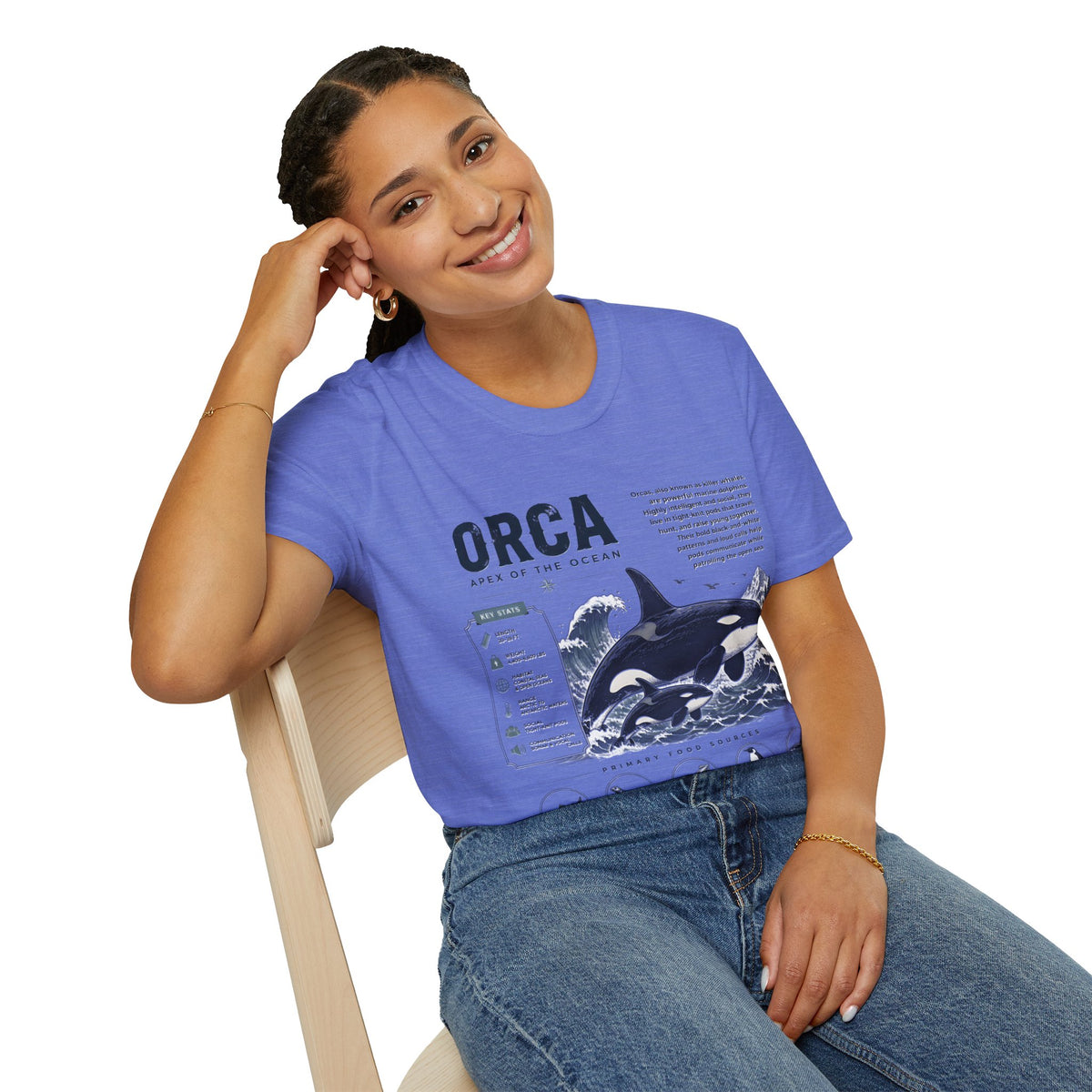 Orca Apex of the Ocean Anatomy T-Shirt – Vintage Marine Whale Illustration Tee