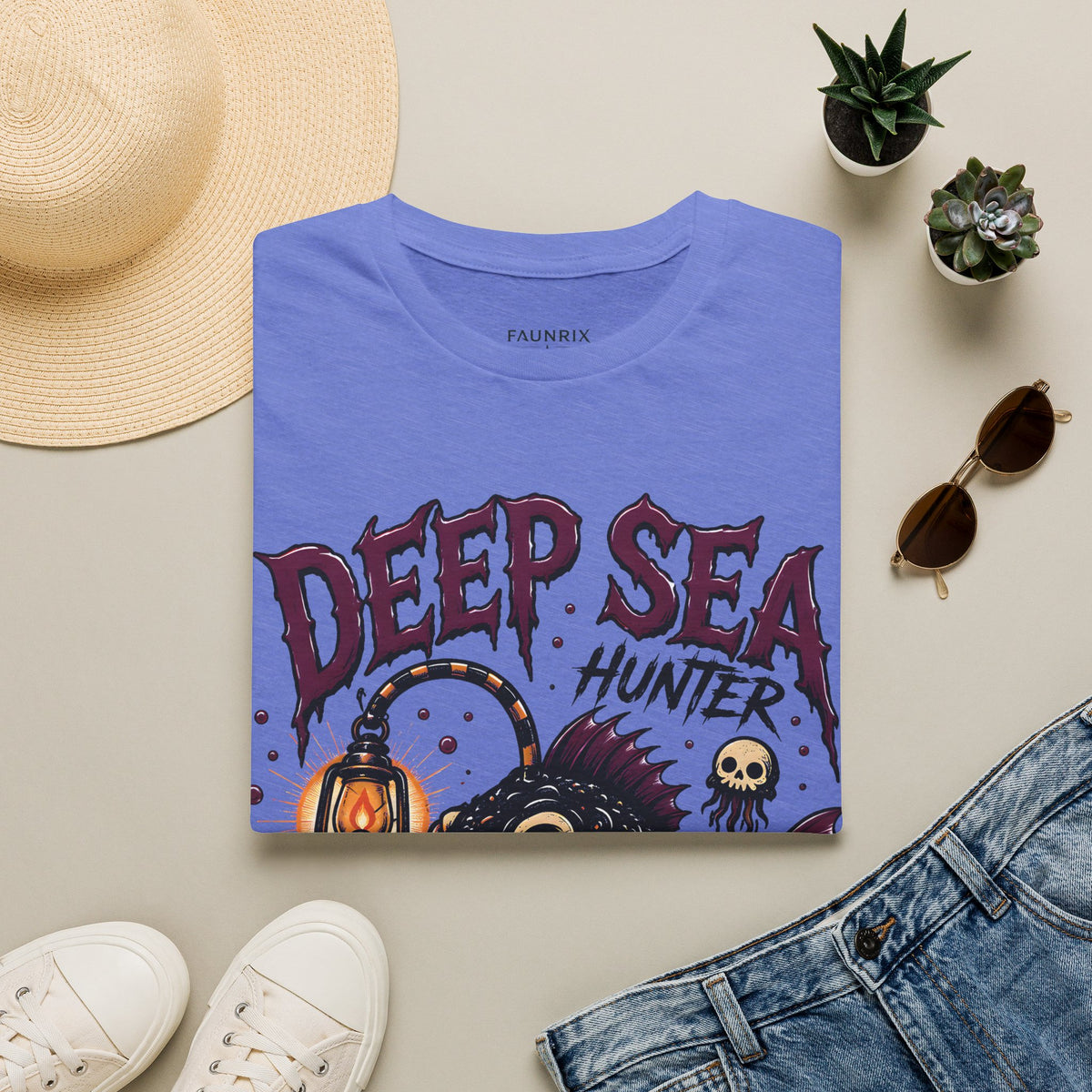 Deep Sea Hunter T-Shirt — Anglerfish Graphic Tee