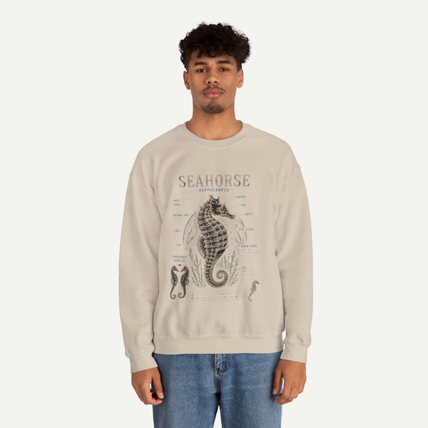 Seahorse Anatomy Crewneck Sweatshirt