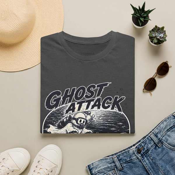 Ghost Attack T-Shirt — Vintage Horror Graphic Tee