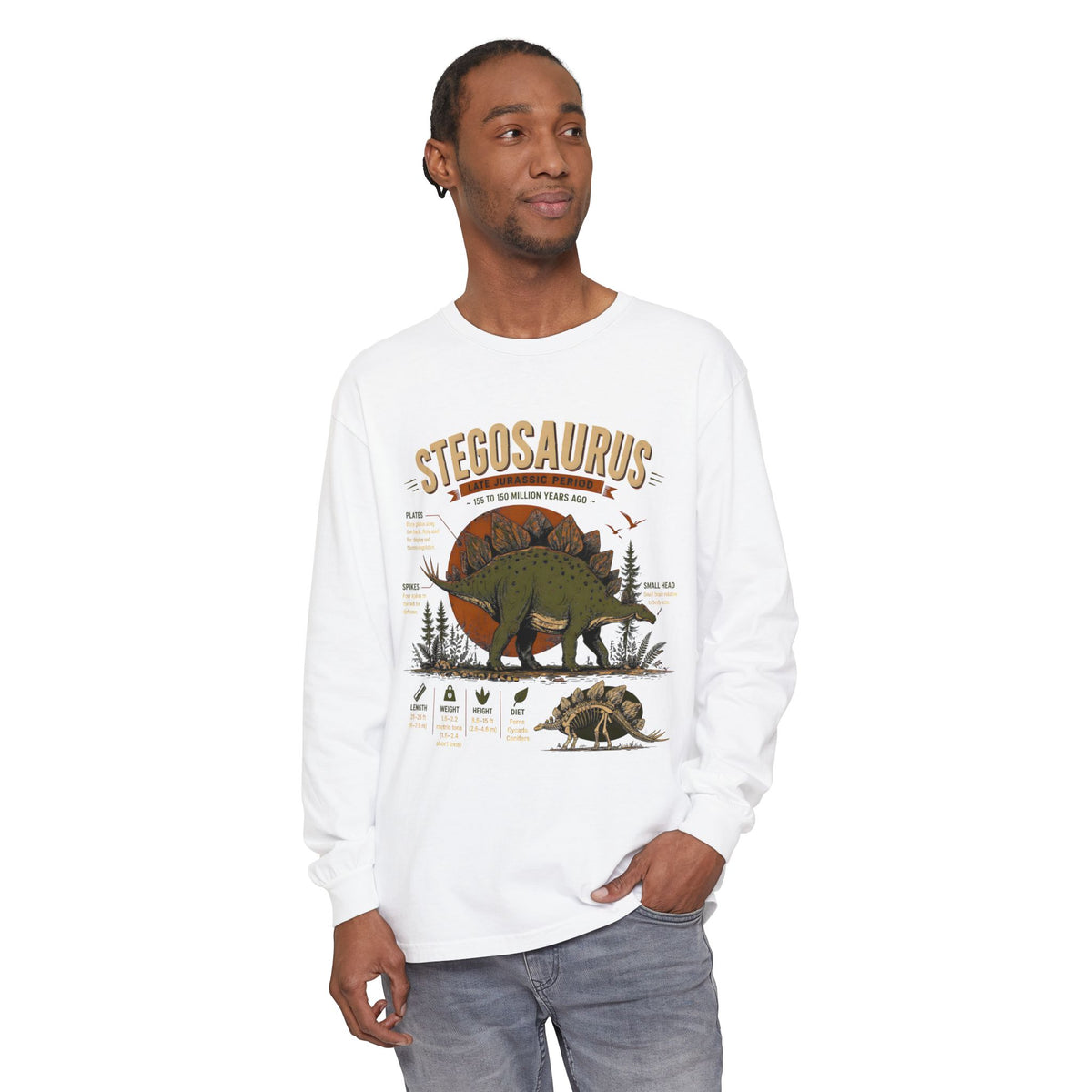 Unisex Garment-dyed Long Sleeve T-Shirt
