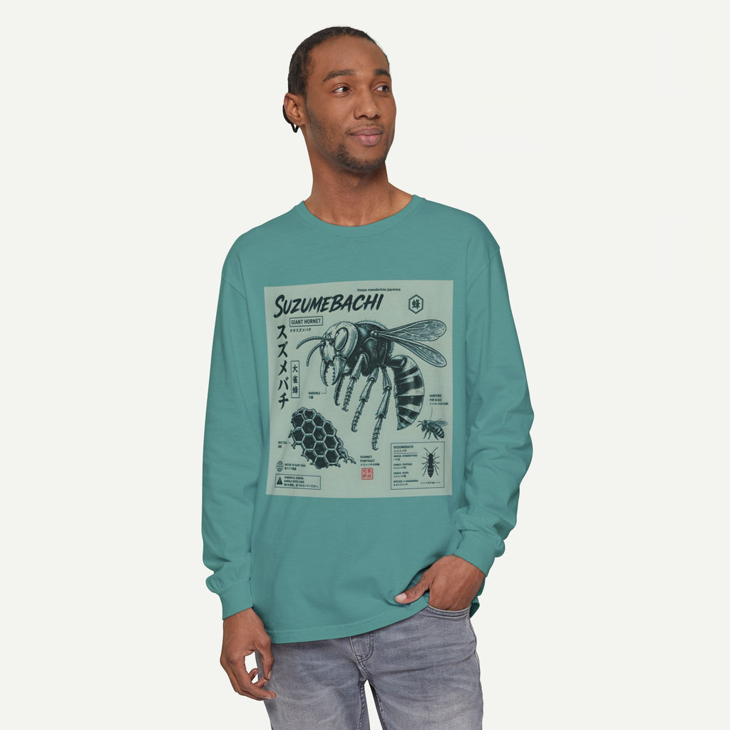 Suzumebachi Hornet Anatomy Long Sleeve Tee