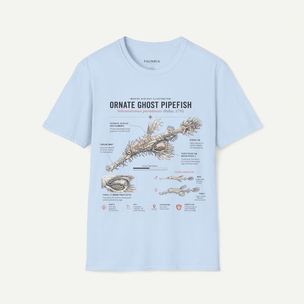 Ornate Ghost Pipefish Anatomy T-Shirt