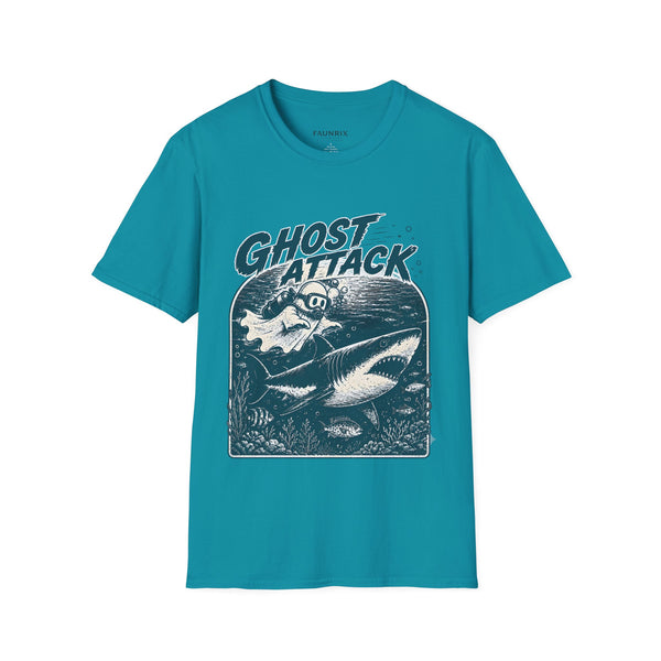 Ghost Attack T-Shirt — Vintage Horror Graphic Tee