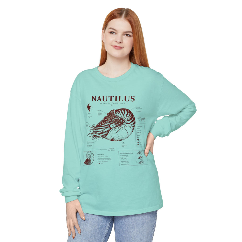 Nautilus Anatomy Long Sleeve T‑Shirt