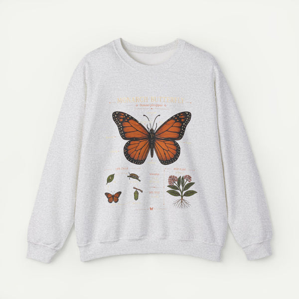 Monarch Butterfly Anatomy Sweatshirt